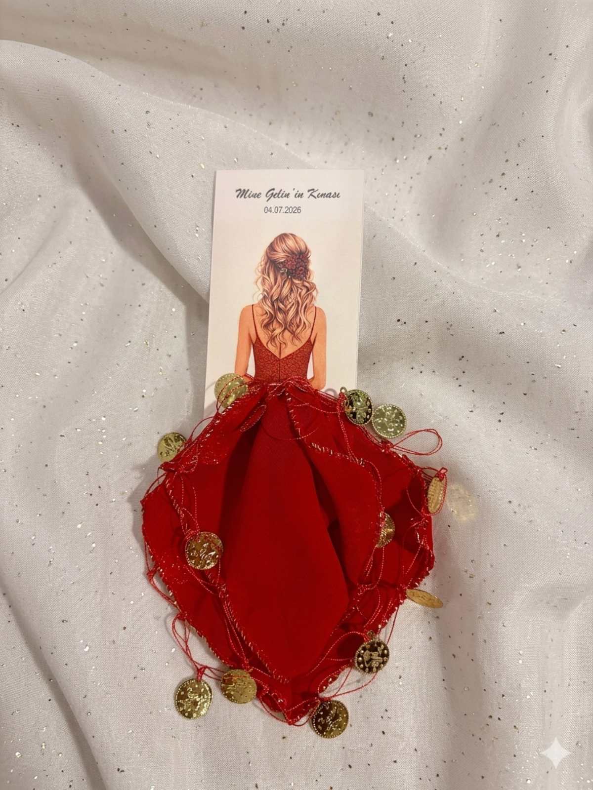 Gelin Figürlü Kart