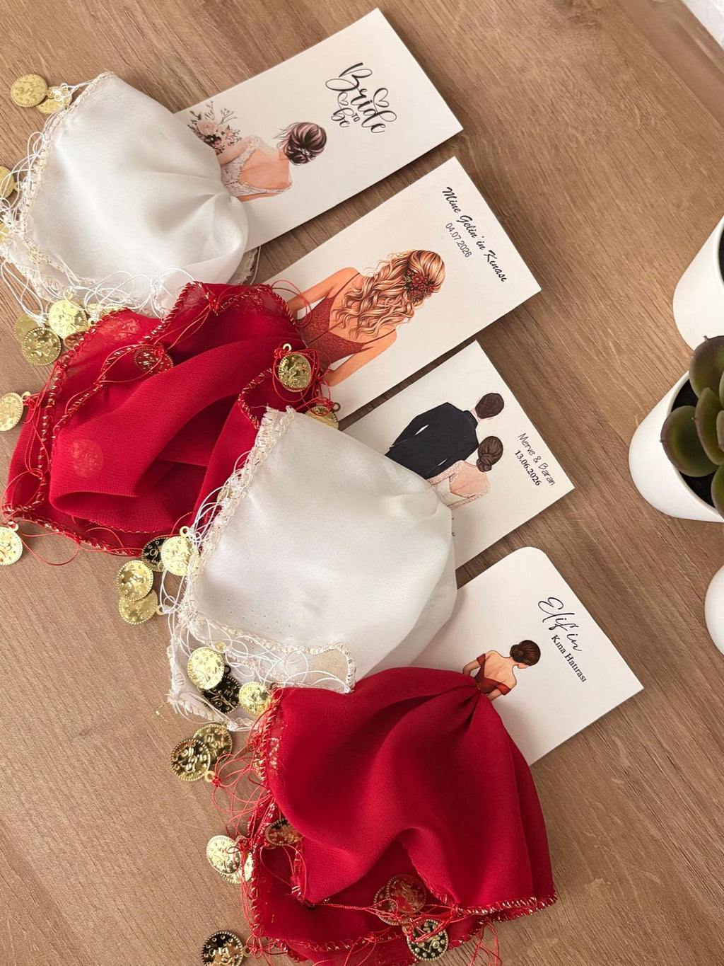 Gelin Figürlü Kart