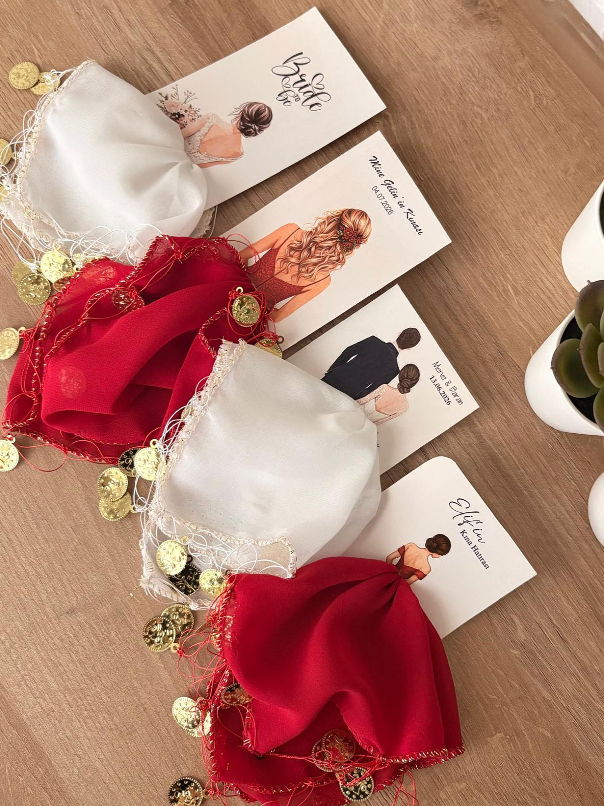 Gelin Figürlü Kart